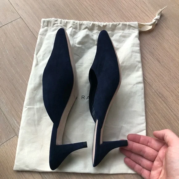 Loeffler Randall Navy Blue Women's Shoes - Picture 6 of 10